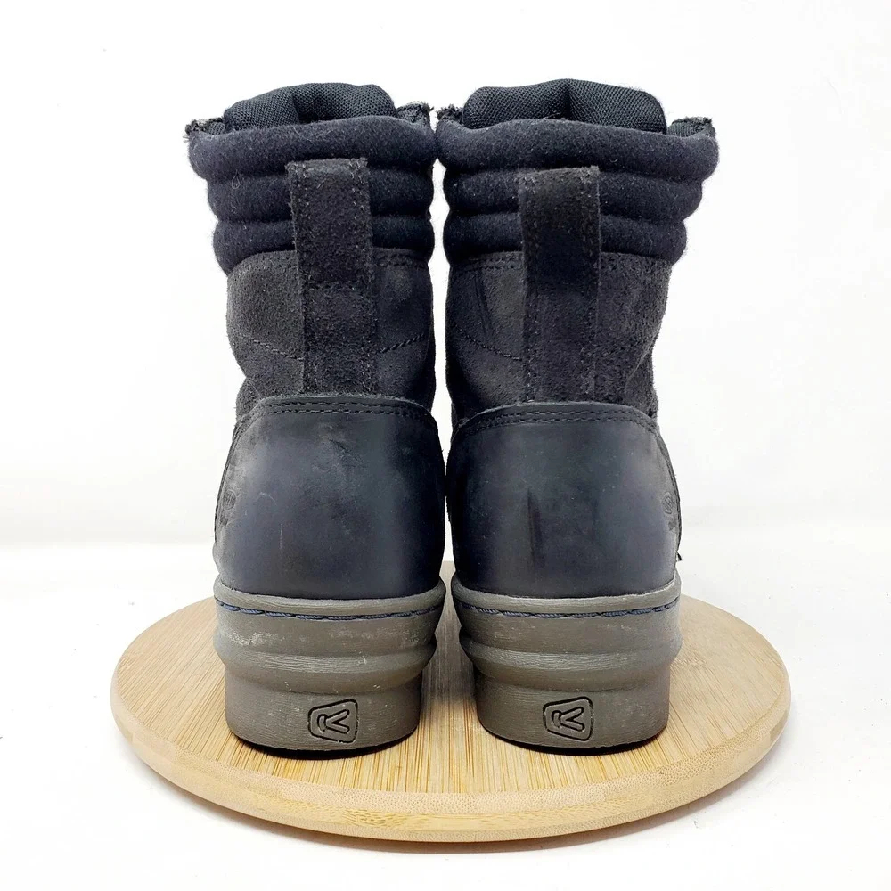 KEEN Wapato Boots Womens 7 Black Lace Up Waterproof Insulated Hiker Winter Shoes